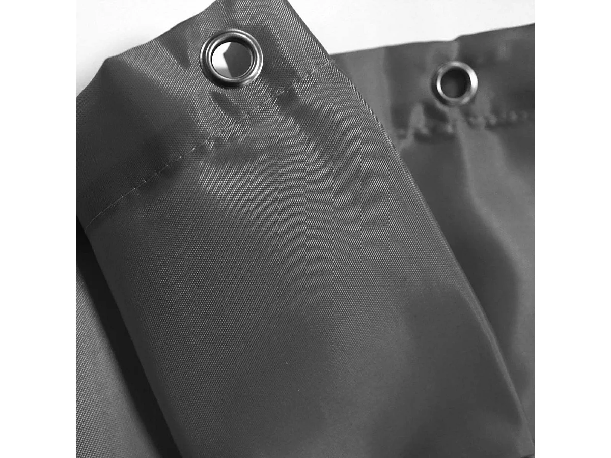 Rideau de Douche Uni "Essencia" 180x200cm Anthracite