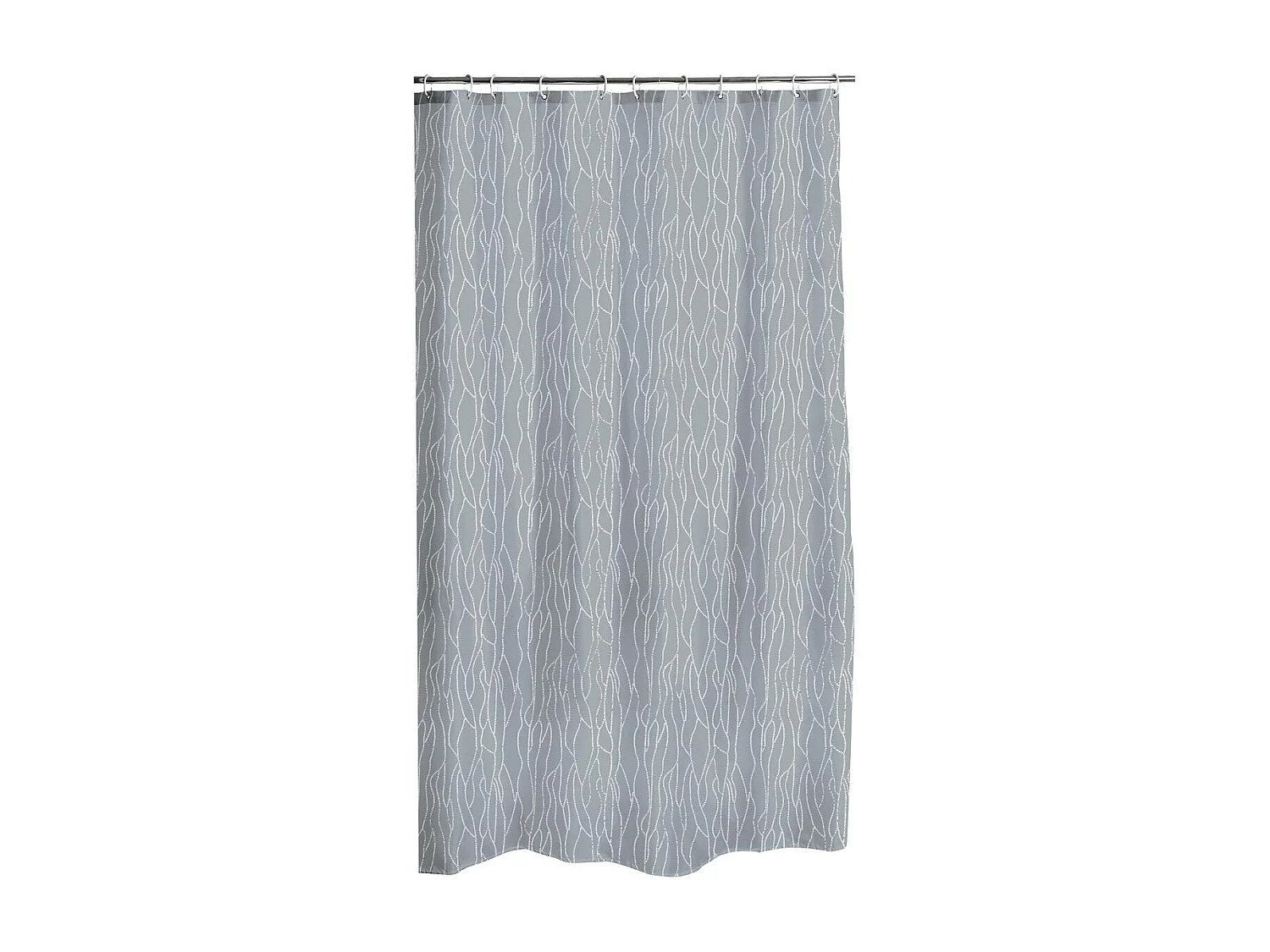 Rideau de Douche Imprimé "Urban" 180x200cm Gris Clair