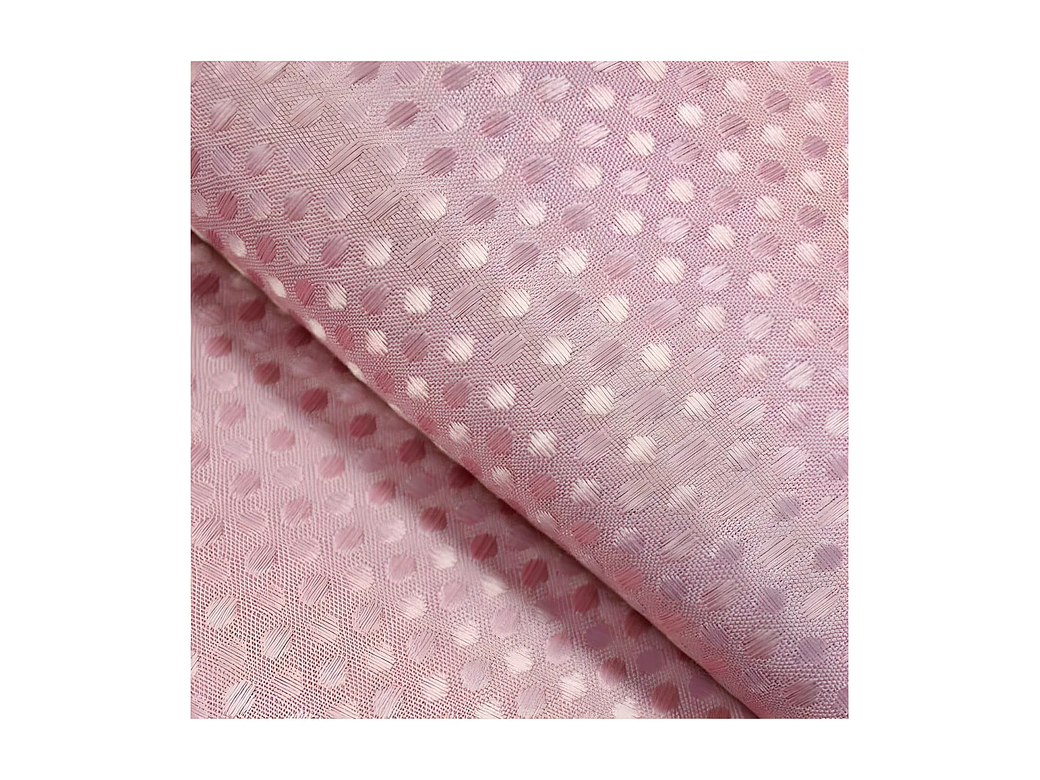 Rideau de Douche "Quartz" 180x200cm Rose Poudré