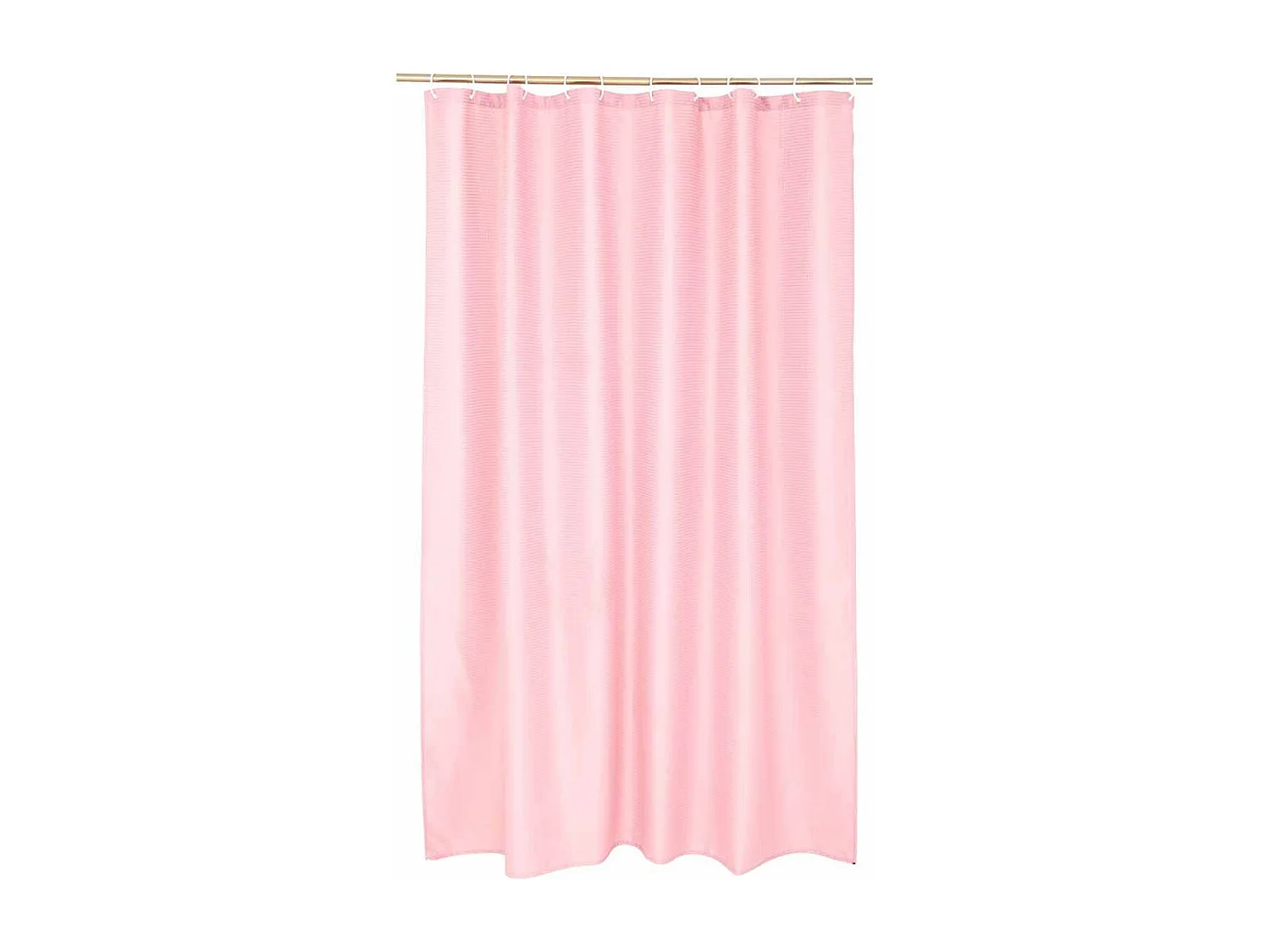 Rideau de Douche "Quartz" 180x200cm Rose Poudré