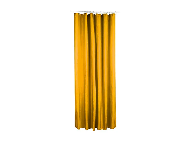 Rideau de Douche Polyester 180x200cm Jaune
