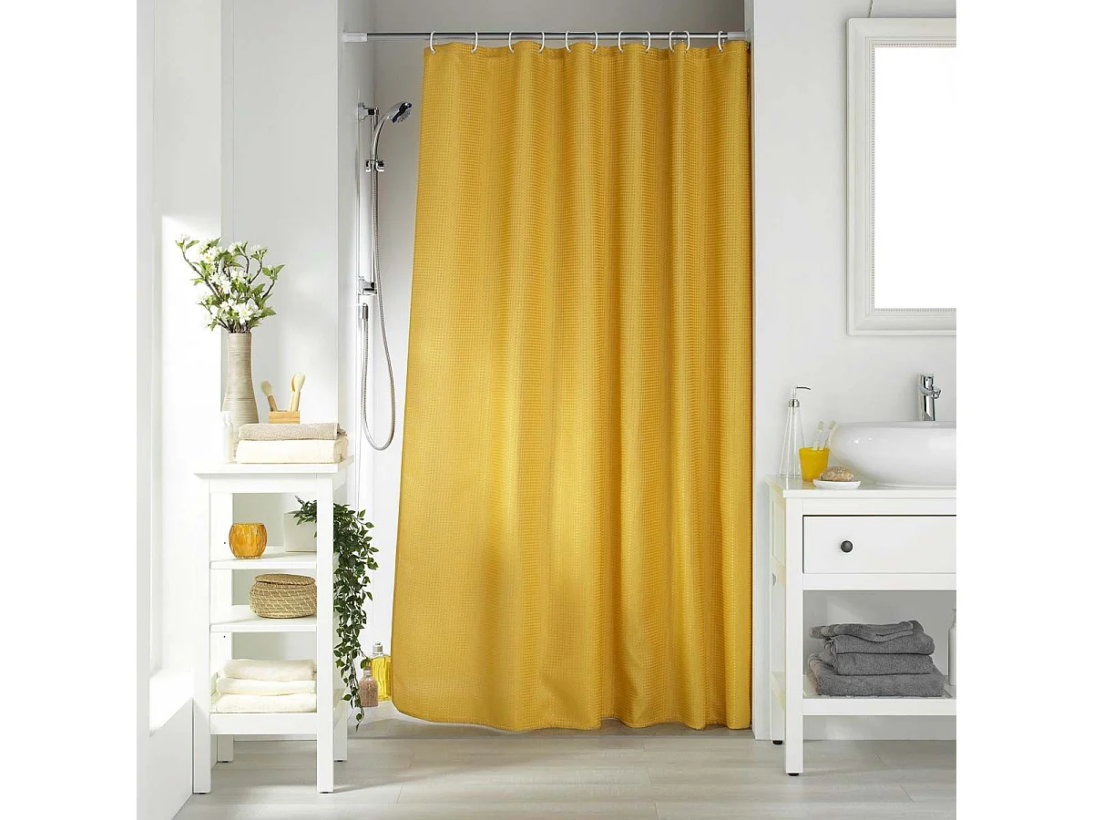 Rideau de Douche "Quartz" 180x200cm Miel