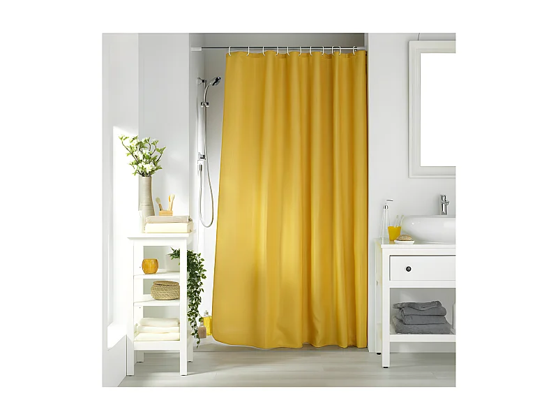 Rideau de Douche "Quartz" 180x200cm Miel