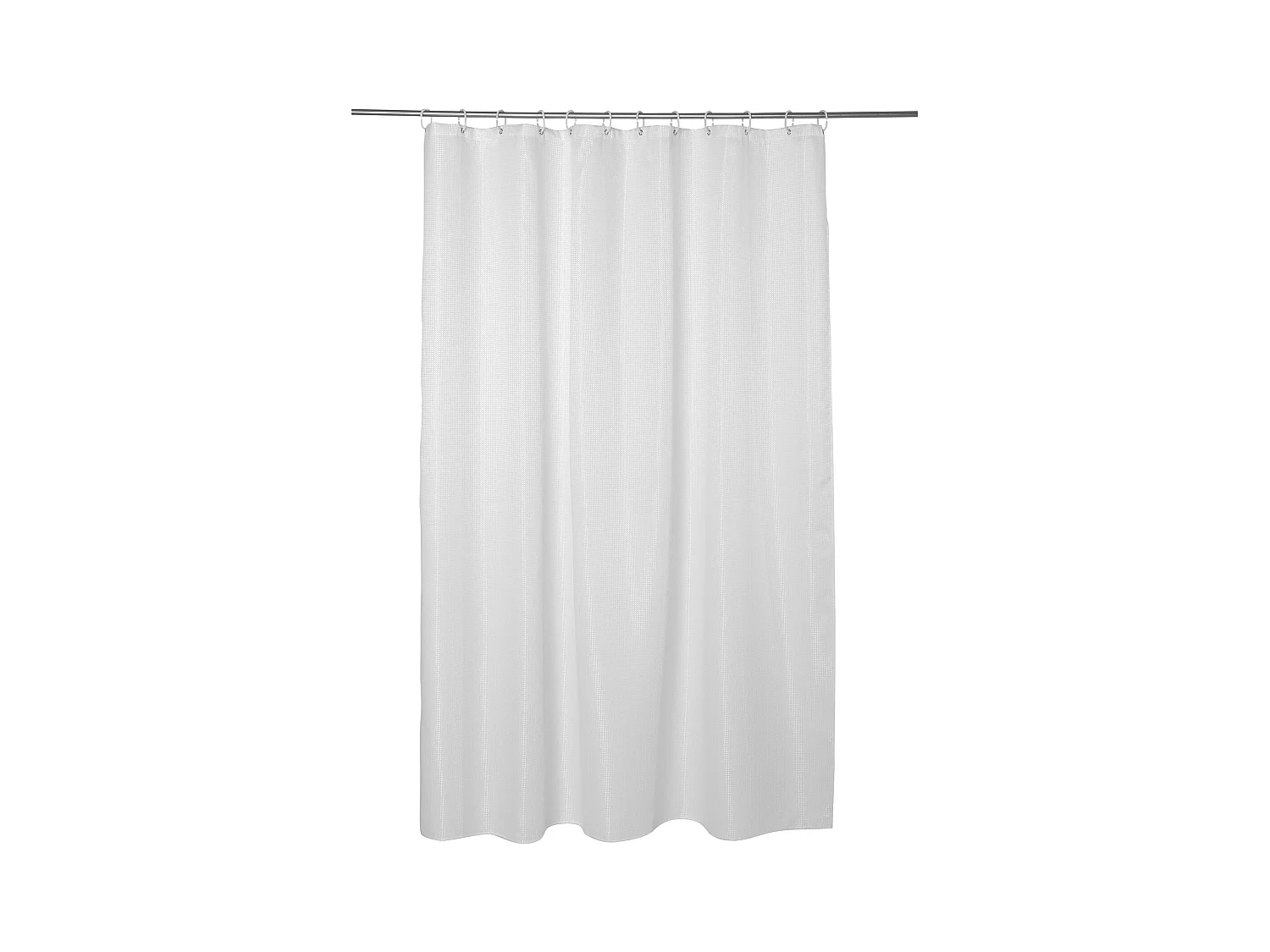 Rideau de Douche "Nid d'Abeille" 180x200cm Blanc