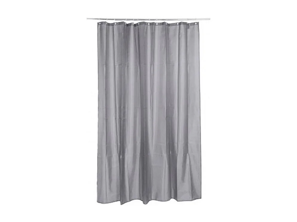 Rideau de Douche "Polyester" 180x200cm Gris