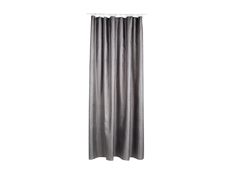 Rideau de Douche "Polyester" 180x200cm Gris