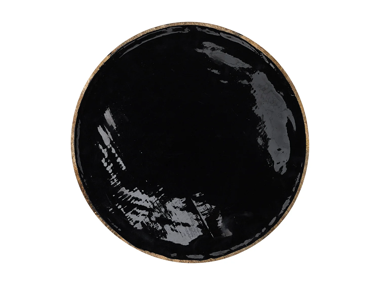 Dessous Assiette Manguier Noir D35cm Noir