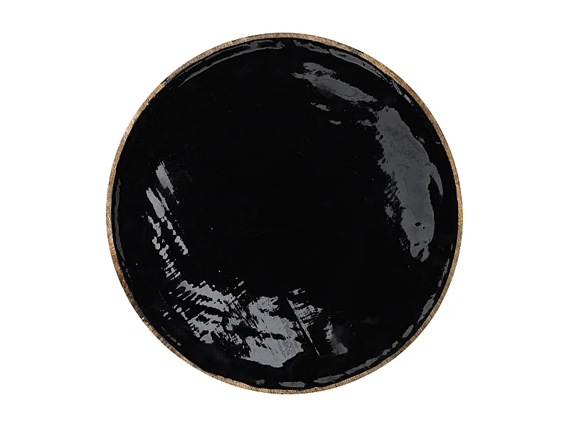 Dessous Assiette Manguier Noir D35cm Noir