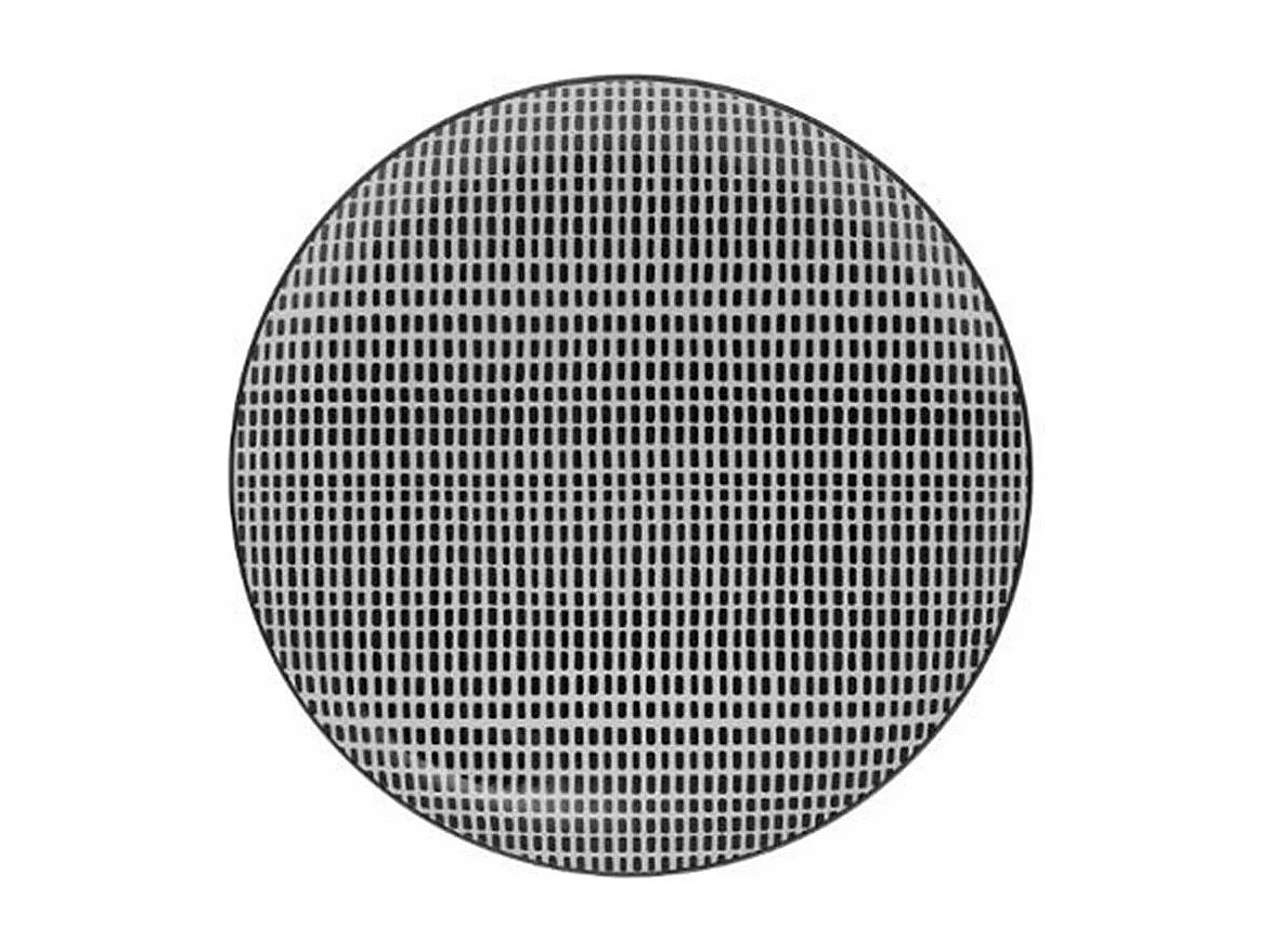 Lot de 6 Assiettes Plates "Bohemia Square" 26cm Noir