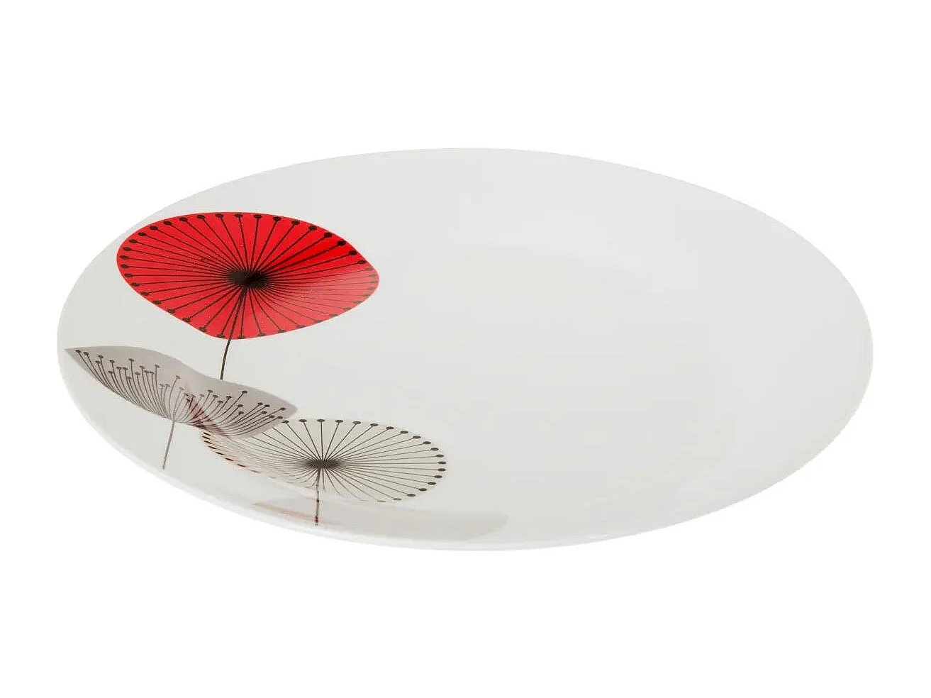 Lot de 6 Assiettes Plates "Osara" 27cm Blanc