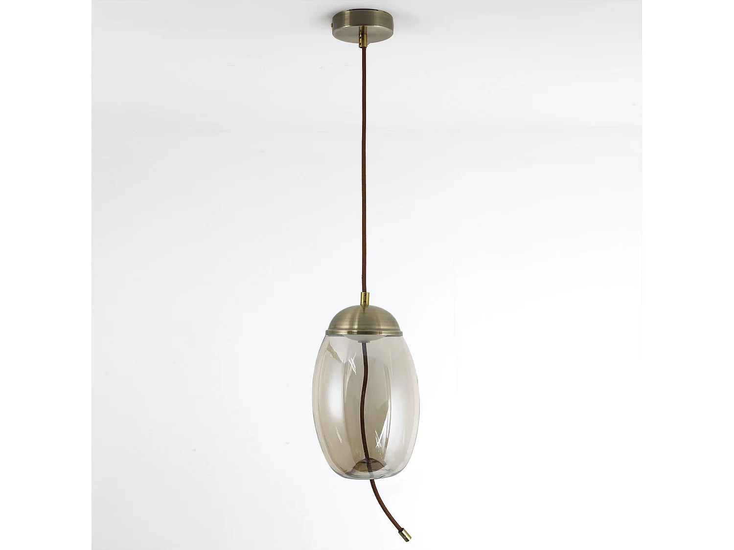 Suspension en Verre Led "Dalio" 29cm Transparent