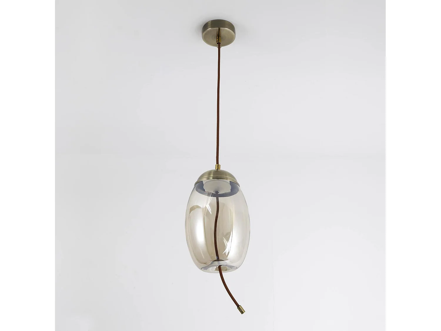 Suspension en Verre Led "Dalio" 29cm Transparent