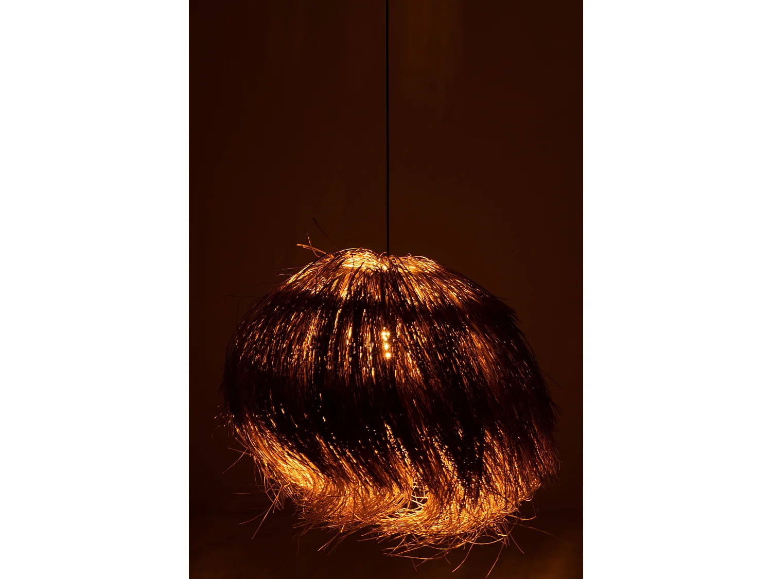 Lampe Suspension Design "Harry" 70cm Naturel