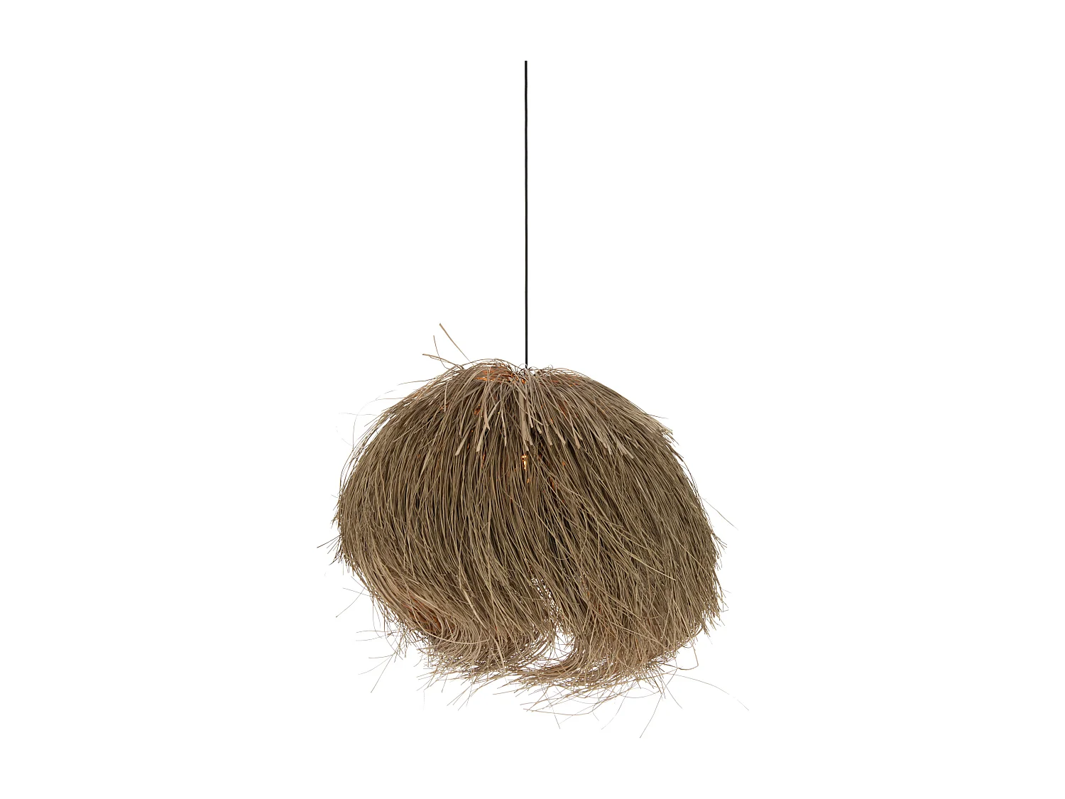 Lampe Suspension Design "Harry" 70cm Naturel