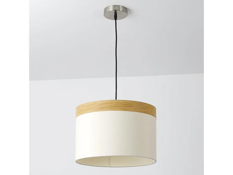 Suspension Design "Mali" 120cm Crème & Naturel