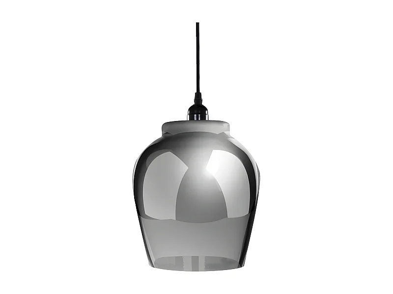 Lampe Suspension en Verre "Sombra" 29cm Noir