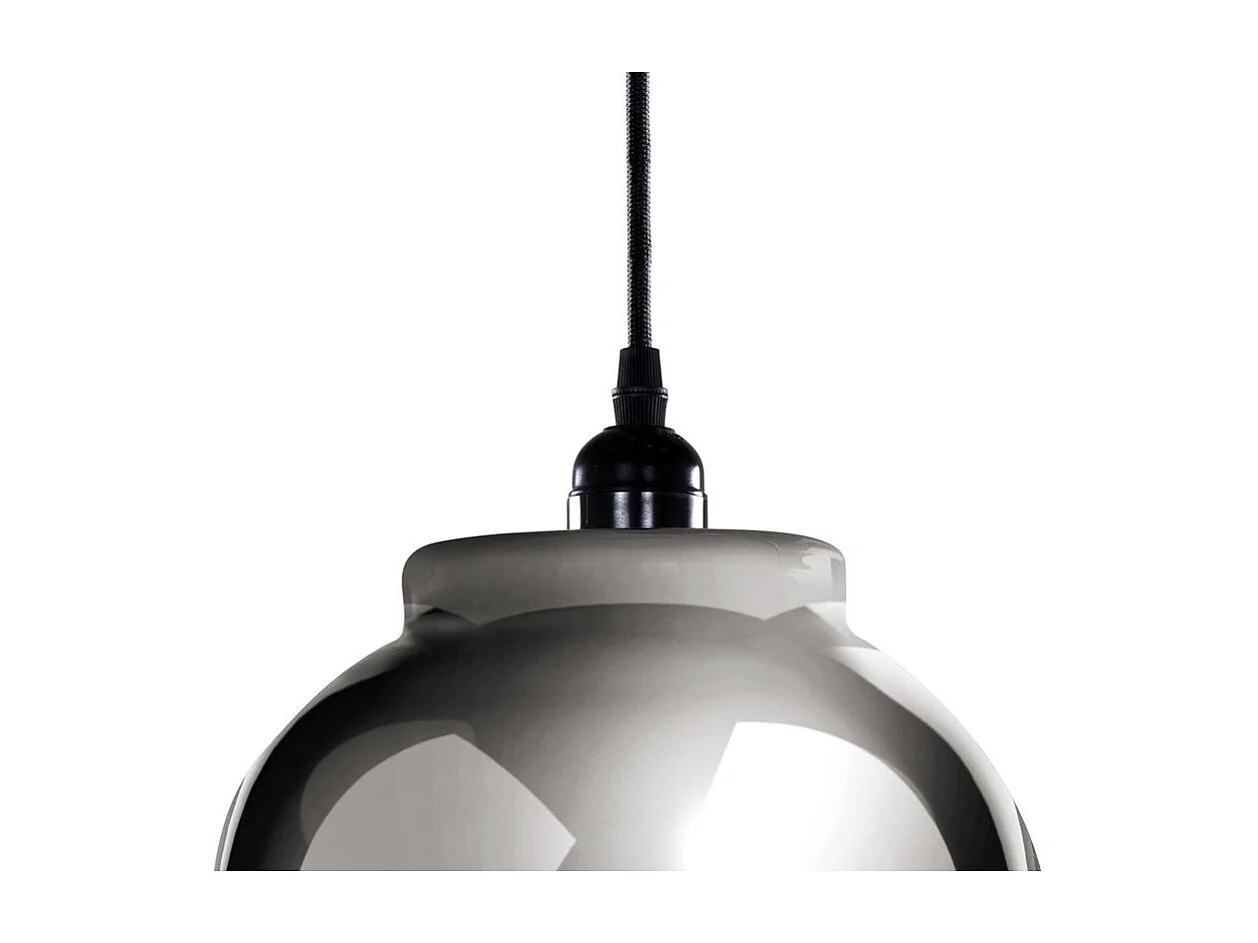 Lampe Suspension en Verre "Sombra" 29cm Noir