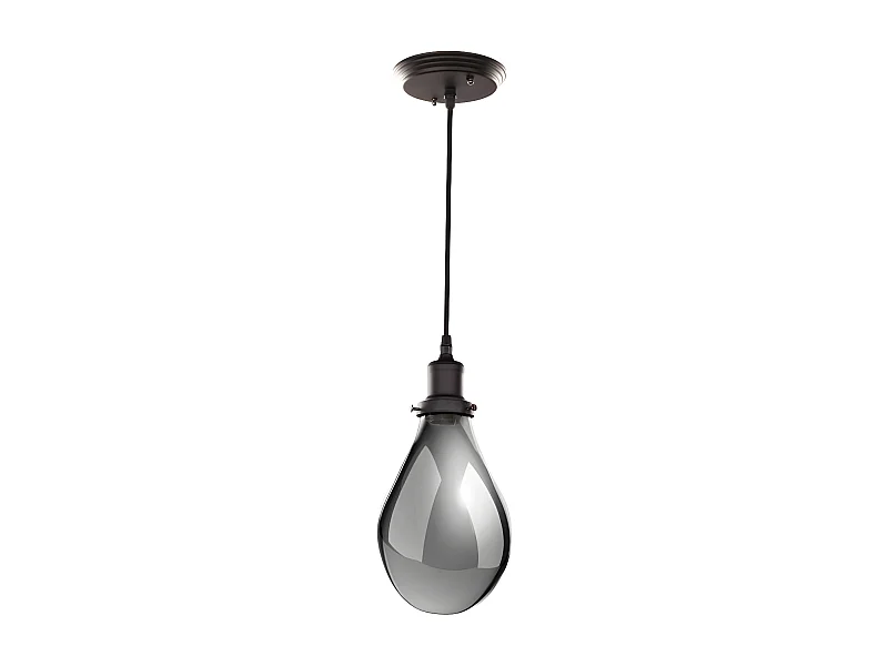 Lampe Suspension Design "Sancho" 25cm Gris
