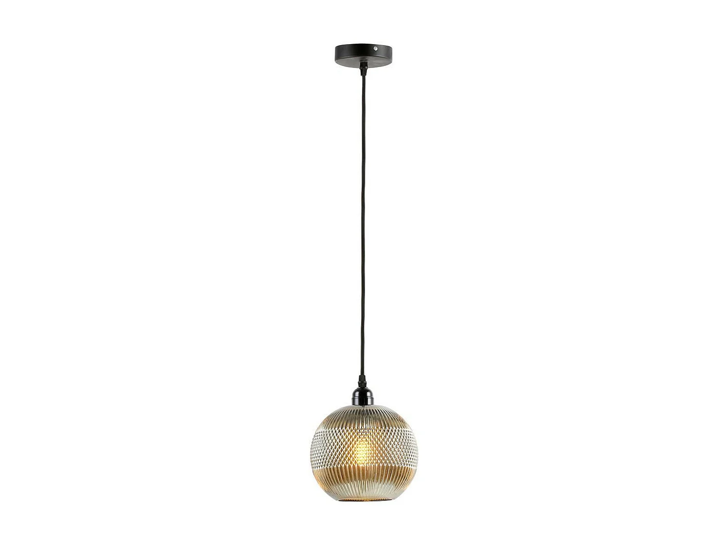 Lampe Suspension en Verre "Proxima" 21cm Or