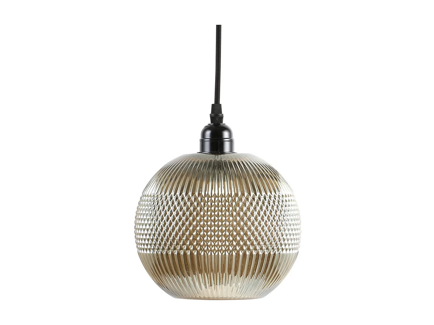 Lampe Suspension en Verre "Proxima" 21cm Or