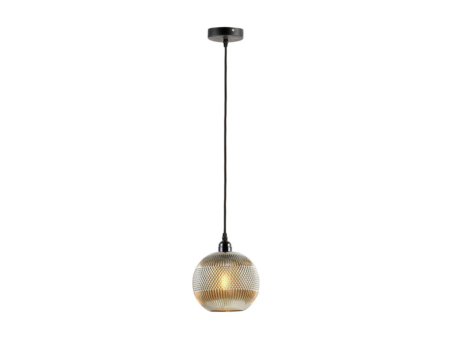 Lampe Suspension en Verre "Proxima" 21cm Or
