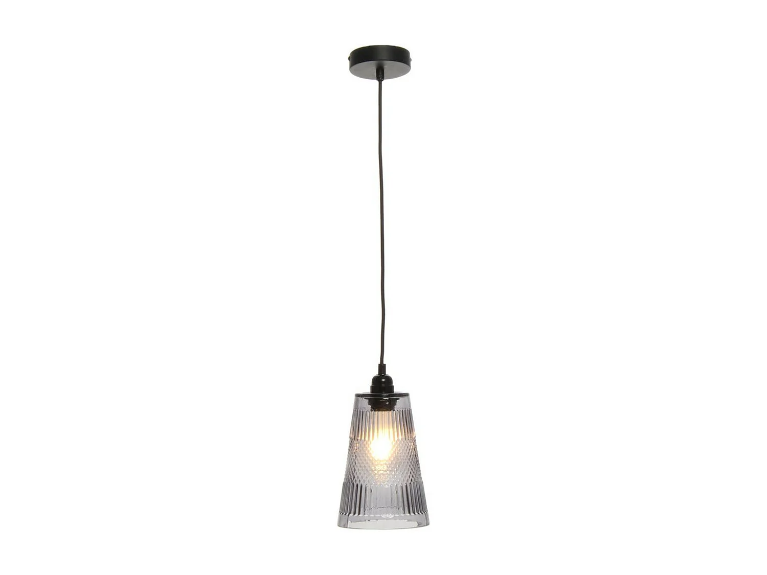 Lampe Suspension Design "Palum" 14cm Gris