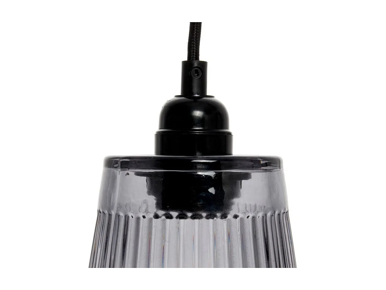 Lampe Suspension Design "Palum" 14cm Gris