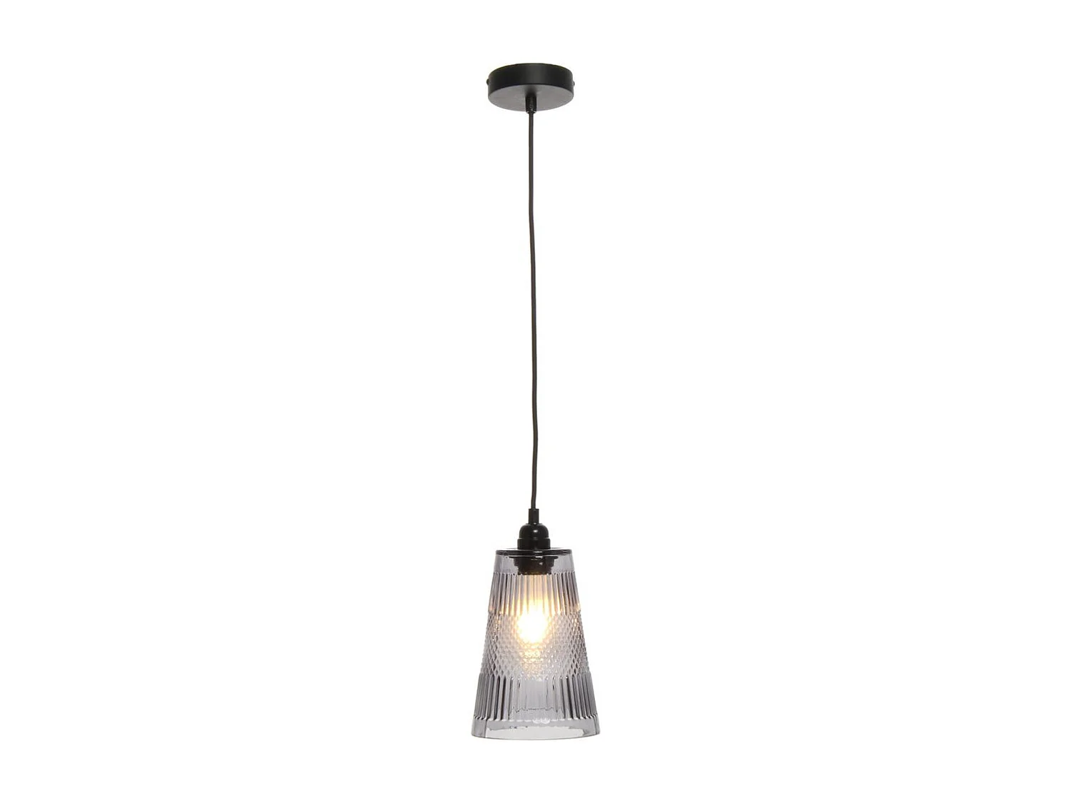 Lampe Suspension Design "Palum" 14cm Gris