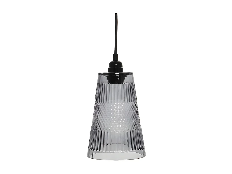 Lampe Suspension Design "Palum" 14cm Gris
