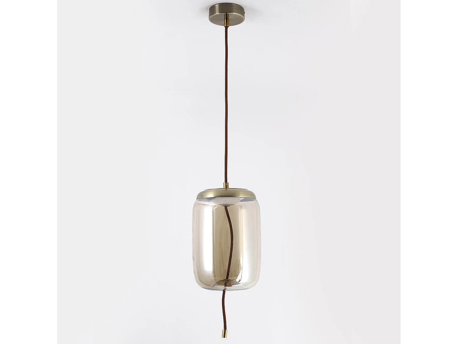 Suspension en Verre Led "Dalys" 28cm Transparent