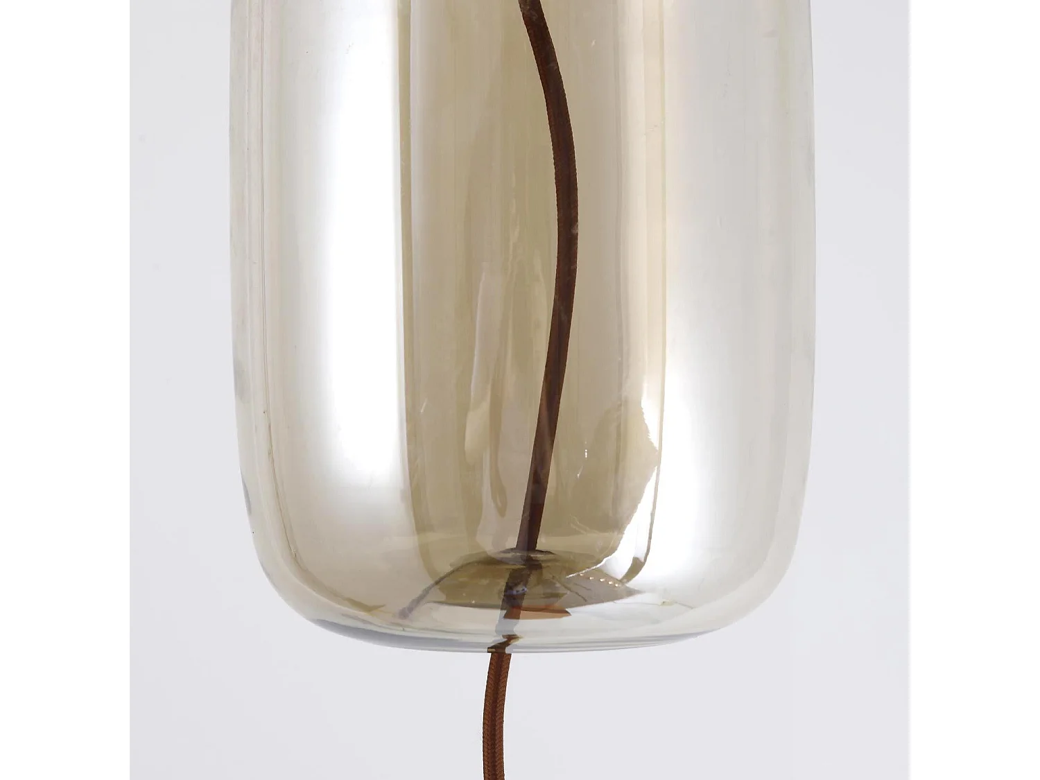 Suspension en Verre Led "Dalys" 28cm Transparent