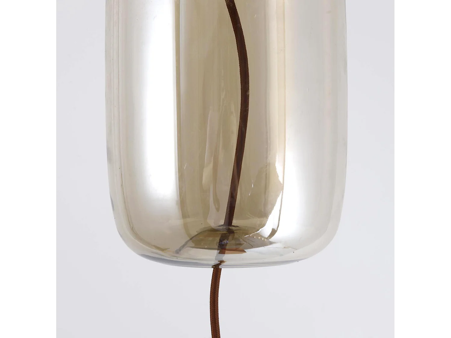 Suspension en Verre Led "Dalys" 28cm Transparent