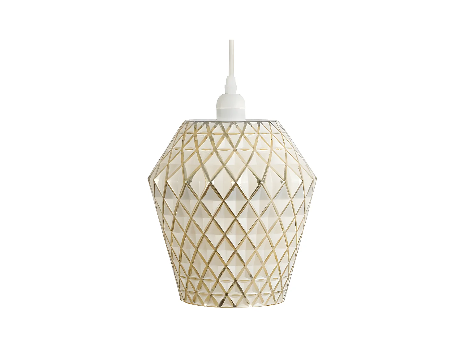 Lampe Suspension Déco "Lumi" 27cm Blanc