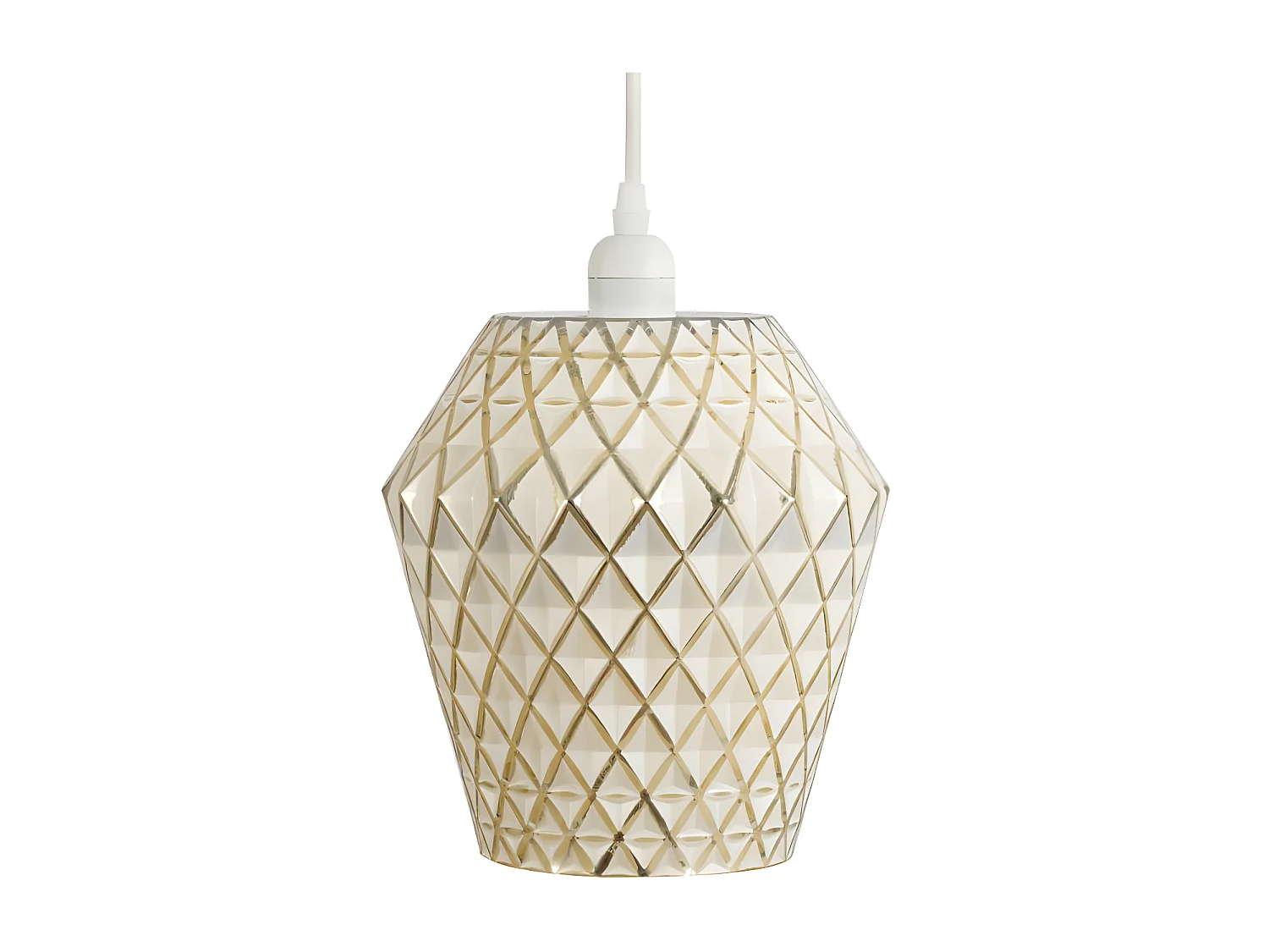 Lampe Suspension Déco "Lumi" 27cm Blanc