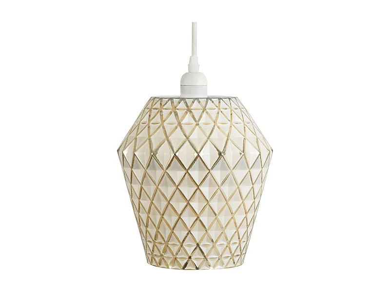 Lampe Suspension Déco "Lumi" 27cm Blanc