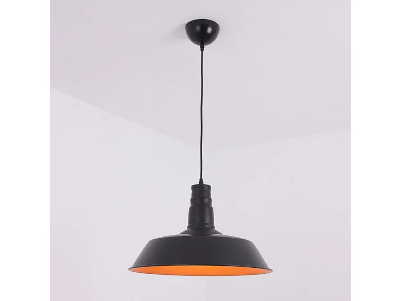 Suspension Design en Métal "Biloe" 46cm Noir