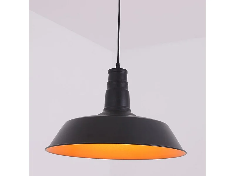 Suspension Design en Métal "Biloe" 46cm Noir