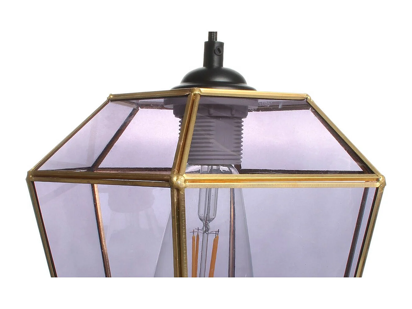 Lampe Suspension Déco "Terias" 26cm Gris