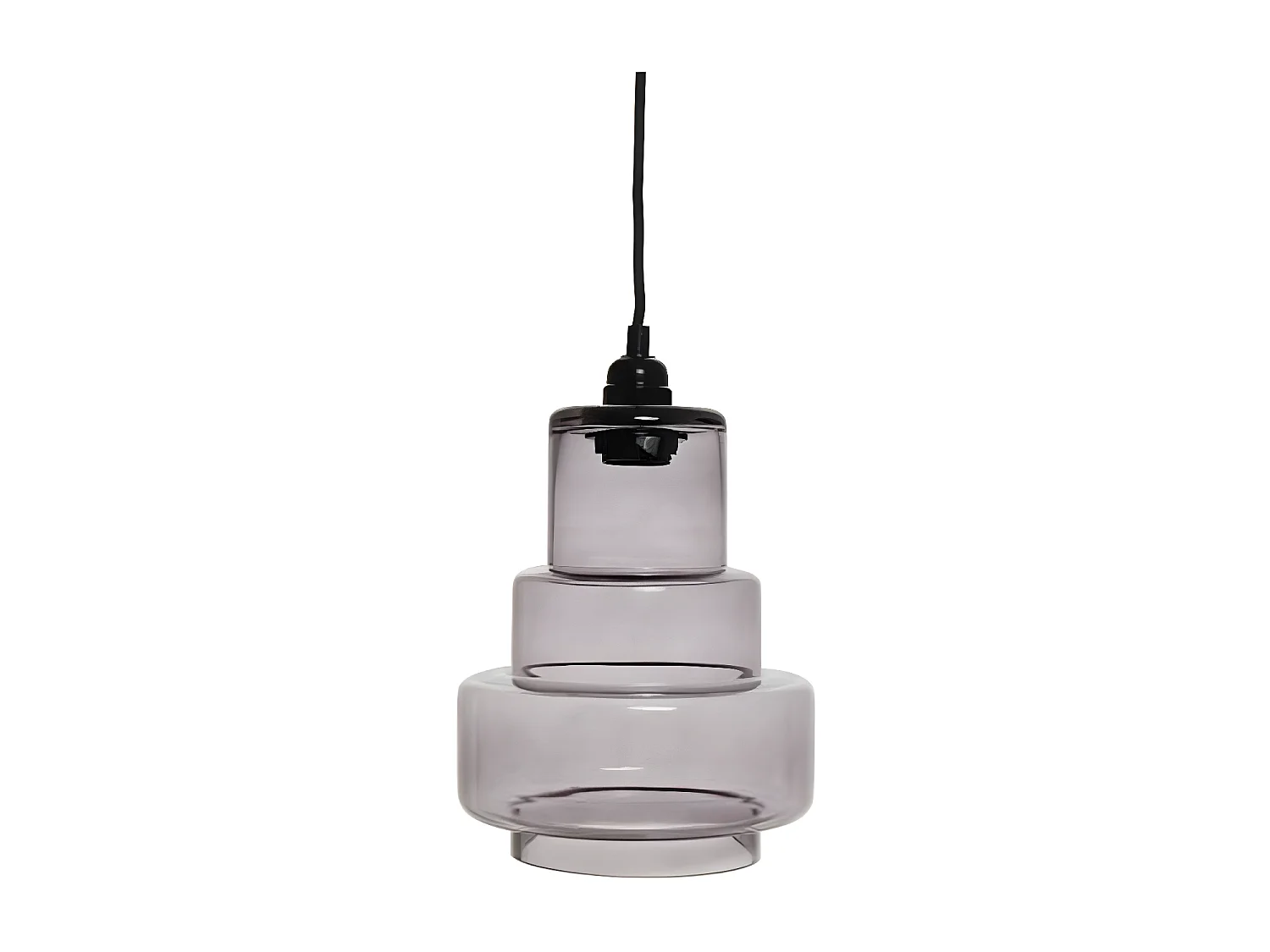 Lampe Suspension Design "Evy" 29cm Gris