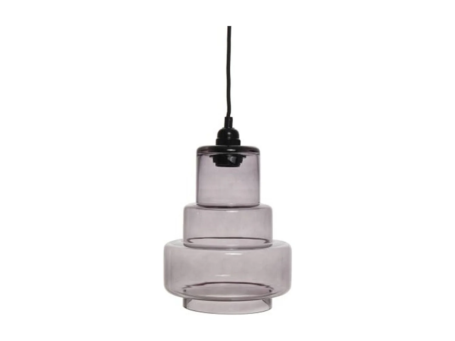 Lampe Suspension Design "Evy" 29cm Gris