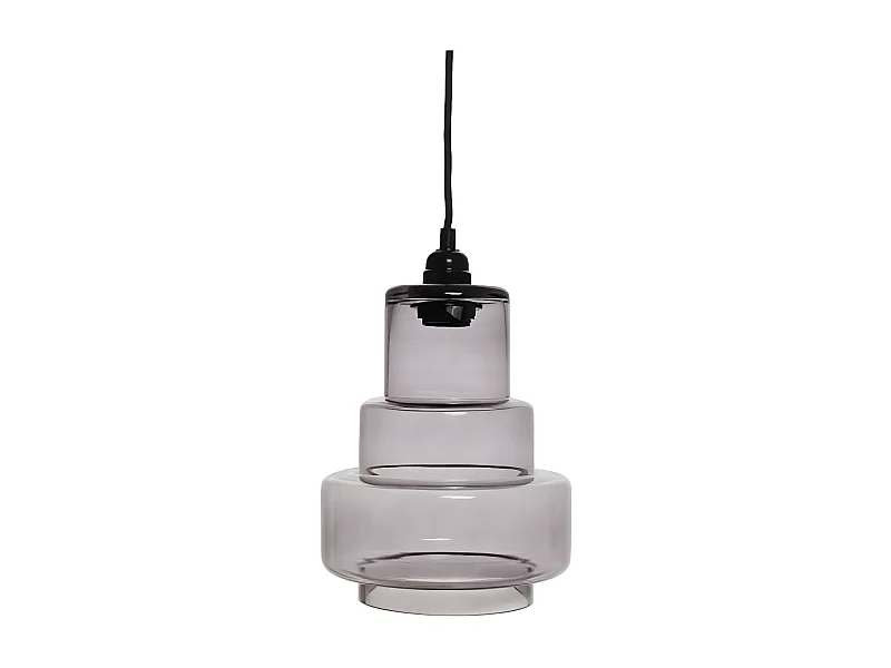 Lampe Suspension Design "Evy" 29cm Gris