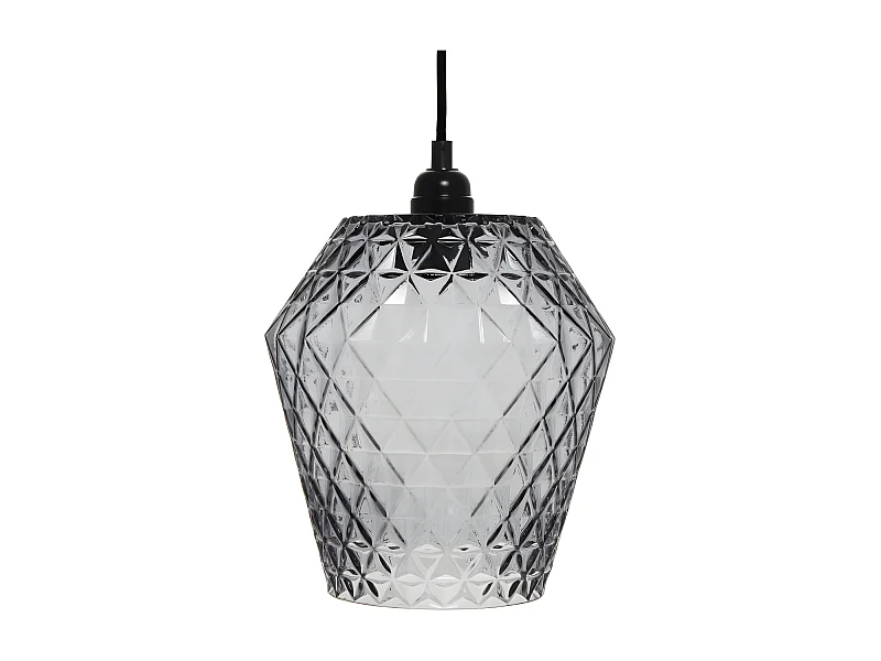 Lampe Suspension Déco "Lumi" 27cm Gris