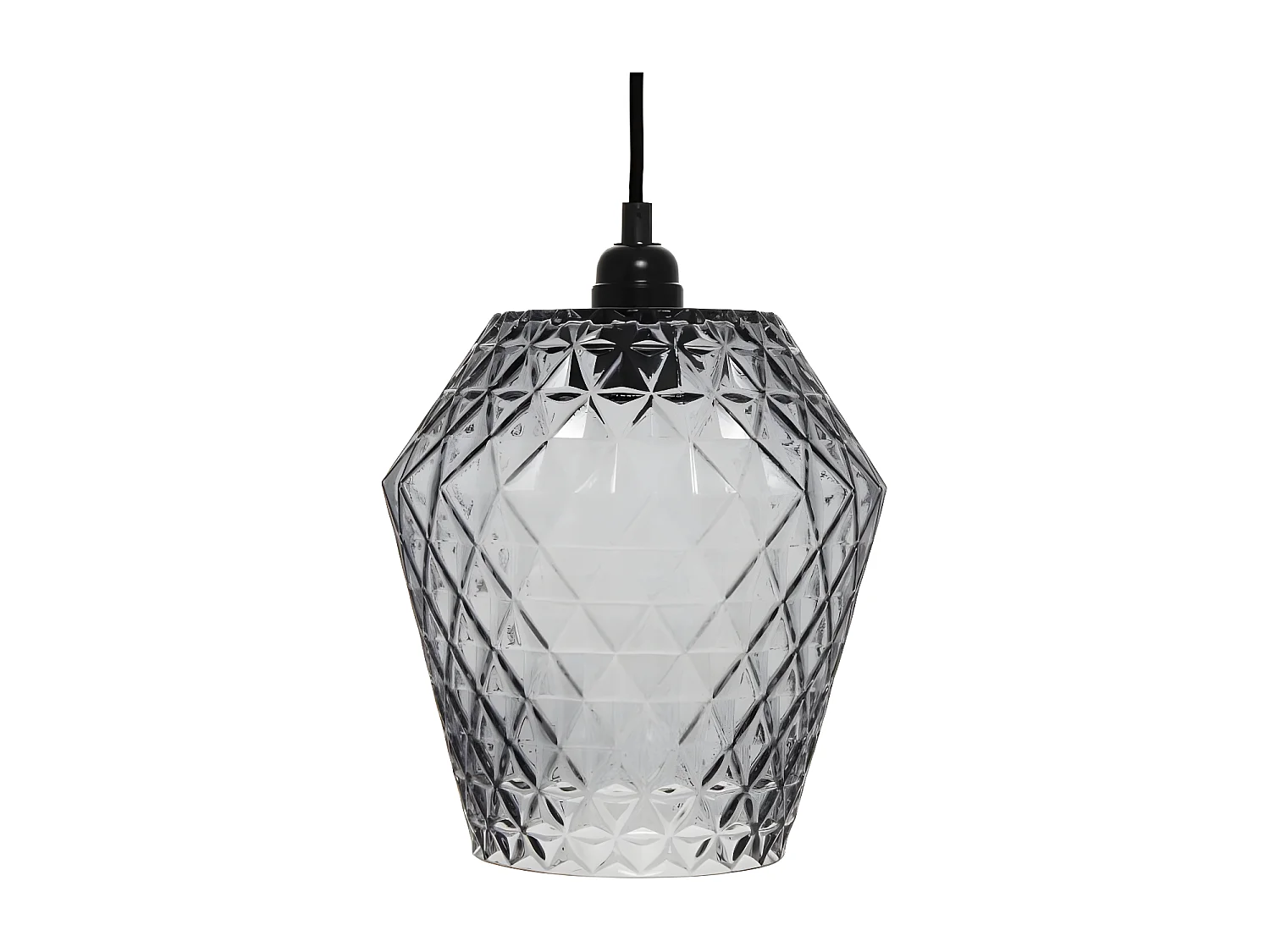 Lampe Suspension Déco "Lumi" 27cm Gris