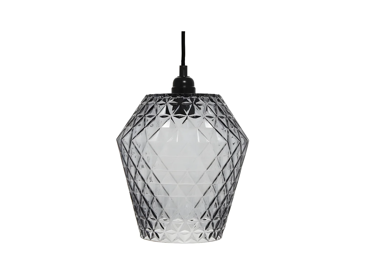 Lampe Suspension Déco "Lumi" 27cm Gris