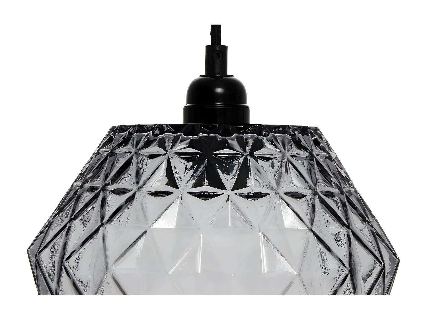 Lampe Suspension Déco "Lumi" 27cm Gris