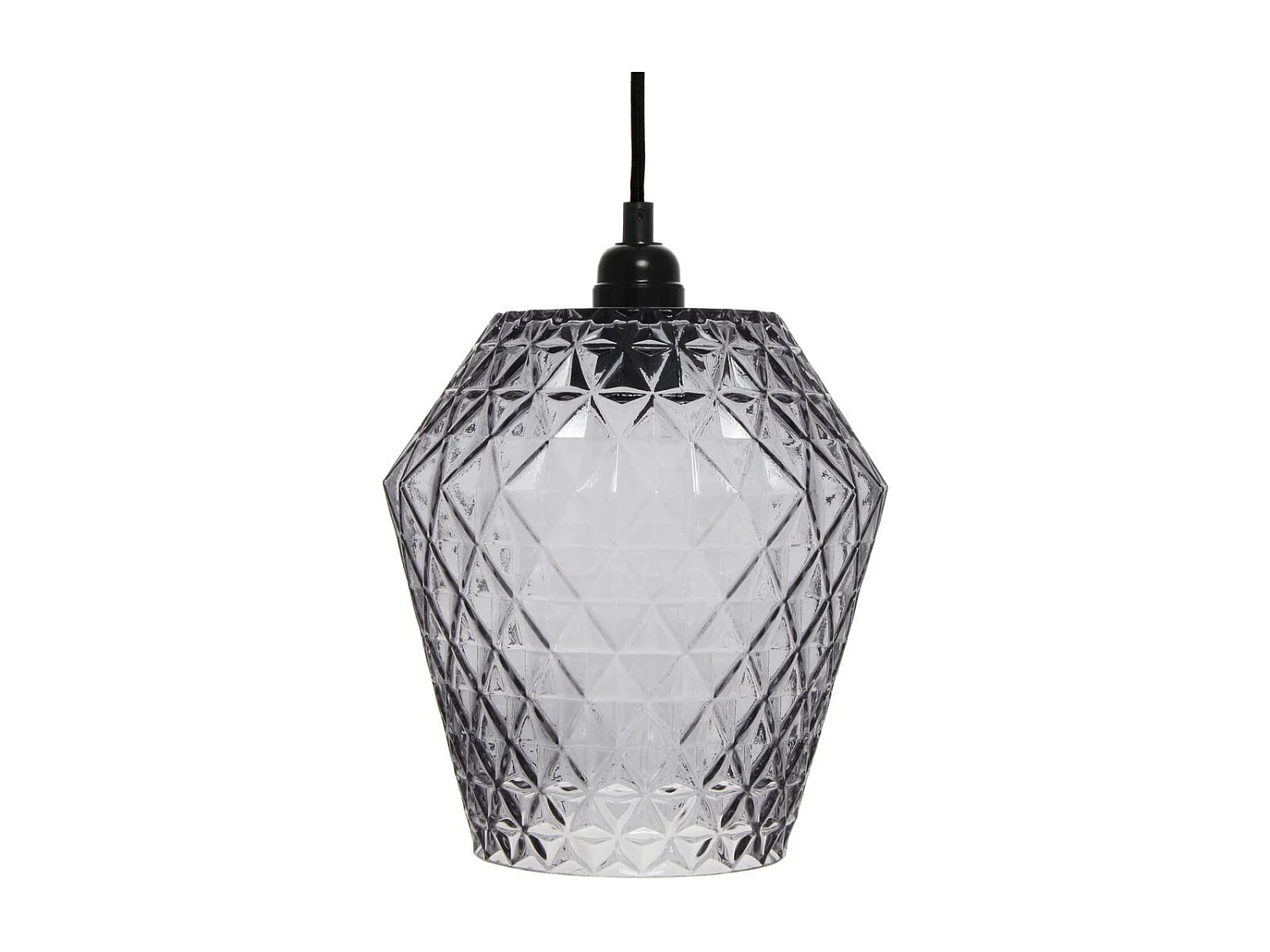 Lampe Suspension Déco "Lumi" 27cm Gris