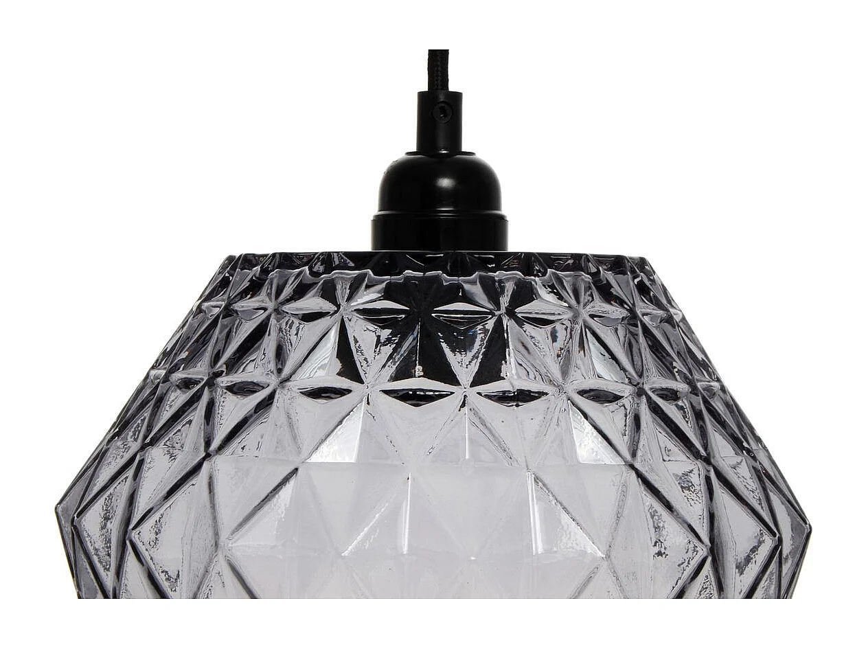 Lampe Suspension Déco "Lumi" 27cm Gris