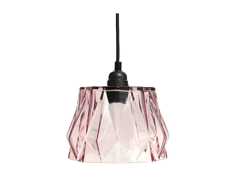 Lampe Suspension Déco "Aurea" 19cm Rose