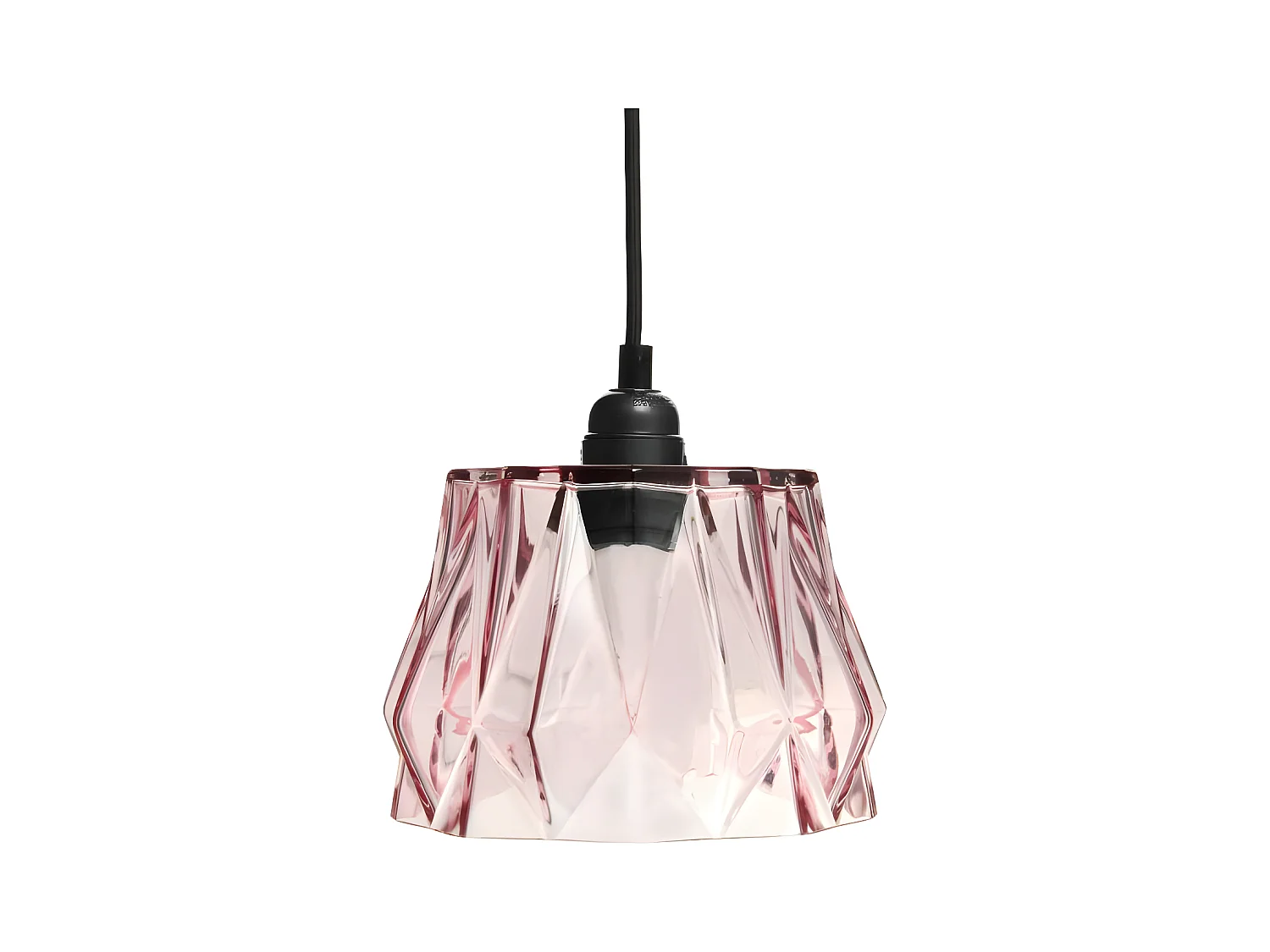 Lampe Suspension Déco "Aurea" 19cm Rose