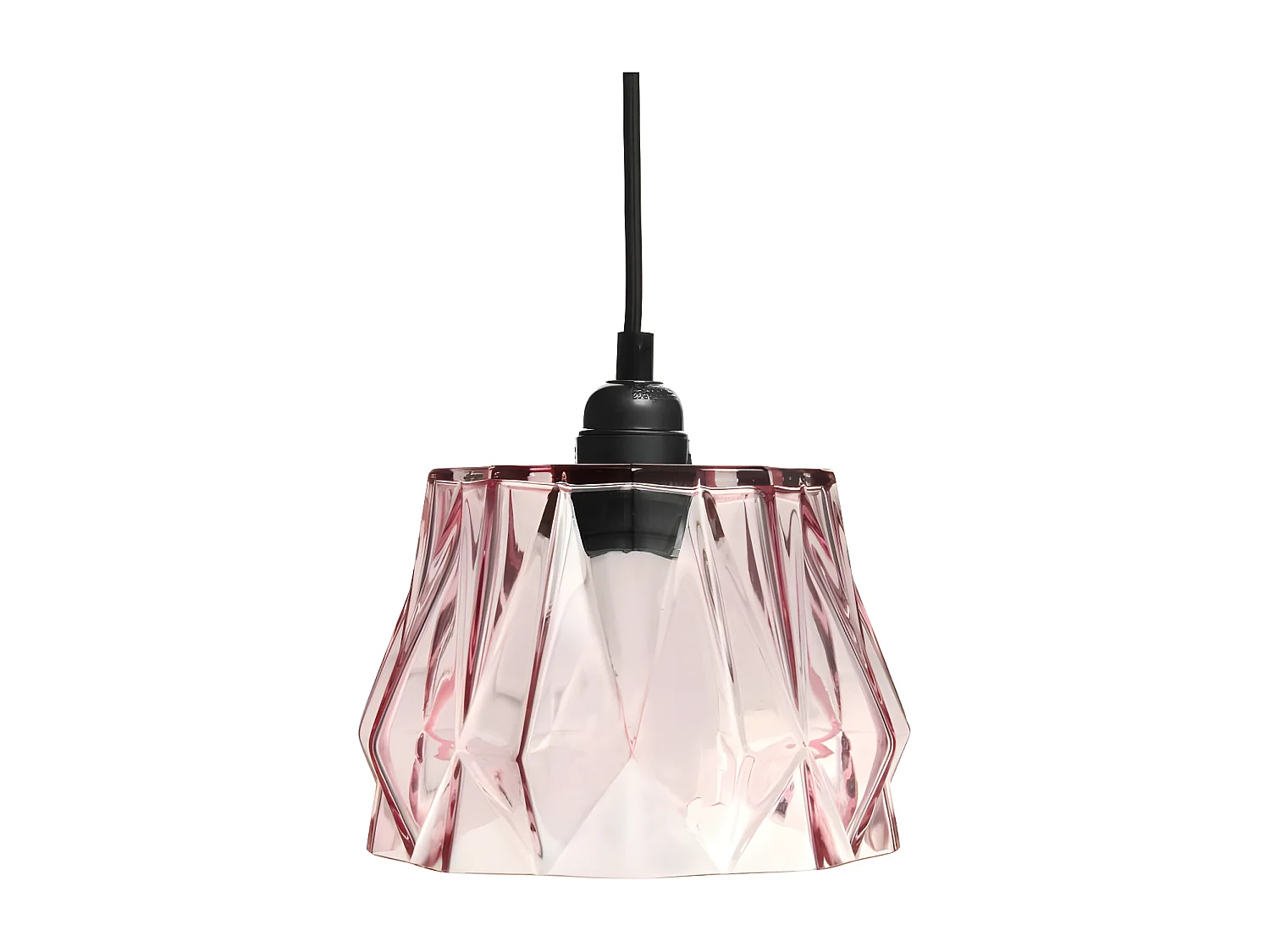 Lampe Suspension Déco "Aurea" 19cm Rose